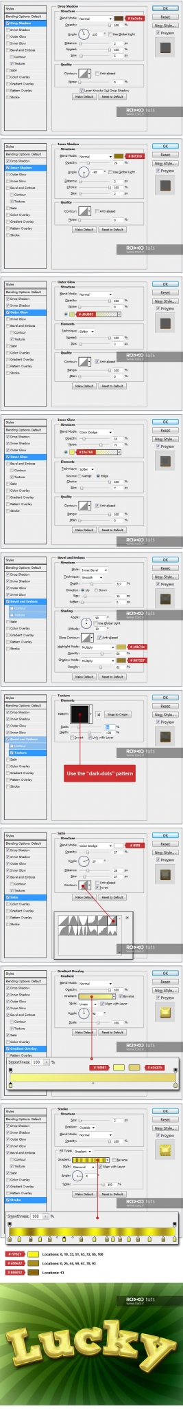 تنظیمات Layer Style در فتوشاپ