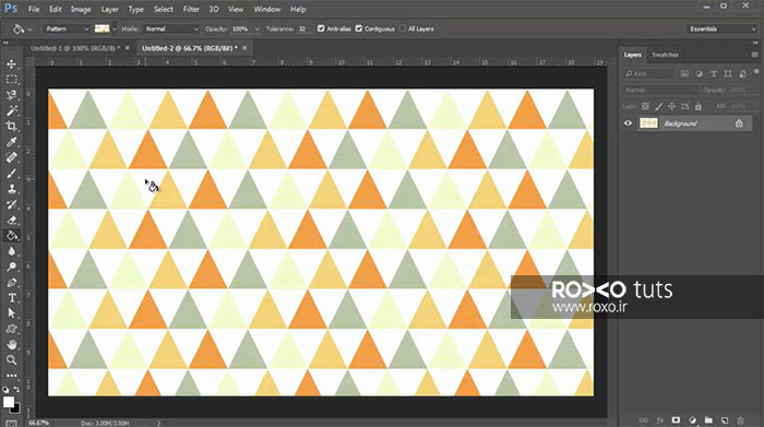 طراحی پترن در فتوشاپ