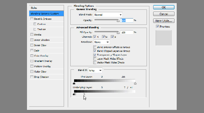 Blending Options