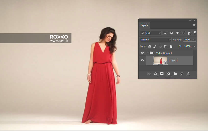 باز کردن ویدئو در فتوشاپ