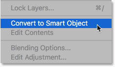 Convert to Smart Object