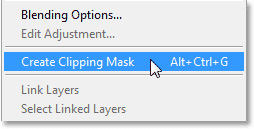 ایجاد Clipping Mask