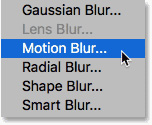 استفاده از Motion Blur Filter