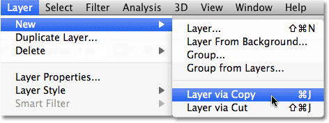 Layer via Copy