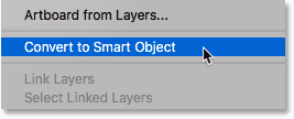 Convert to Smart Object