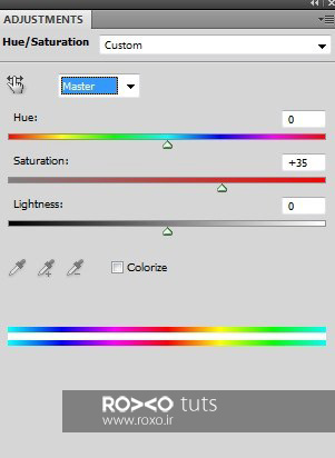 Hue/Saturation adjustment layer