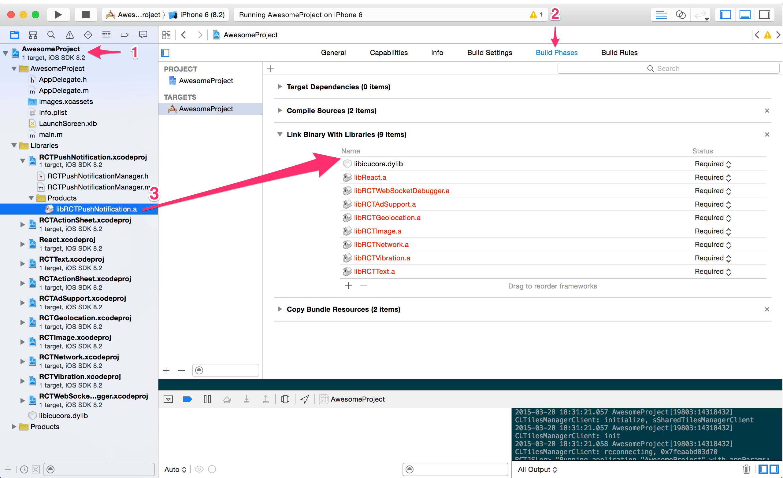 پیکربندی react native navigation