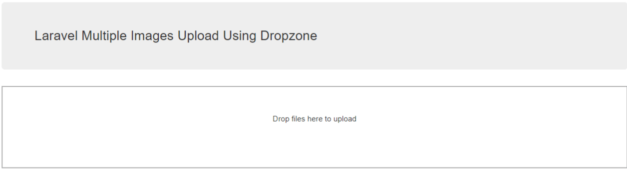 روش استفاده از Dropzone برای آپلود عکس در لاراول
