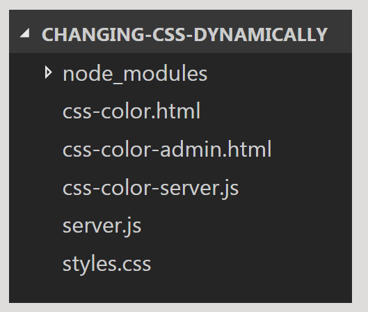 تغییر دادن CSS بصورت داینامیک به کمک سوکت