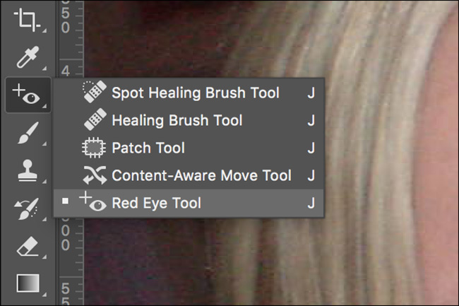 ابزار Red Eye Tool