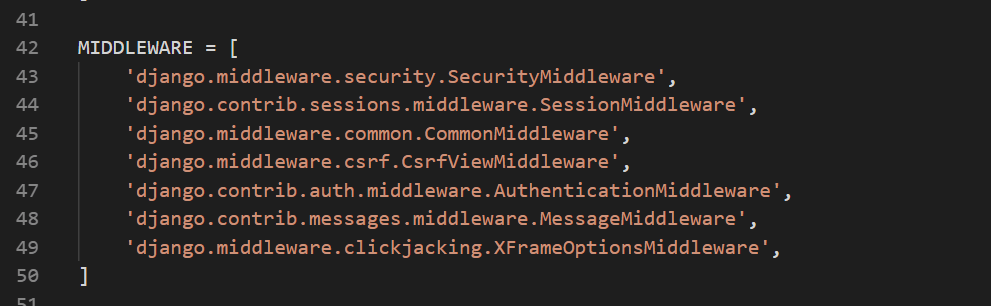 افزودن Middleware به جنگو (Django)