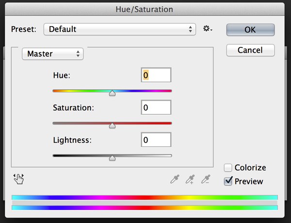 ابزار hue and saturation در فتوشاپ