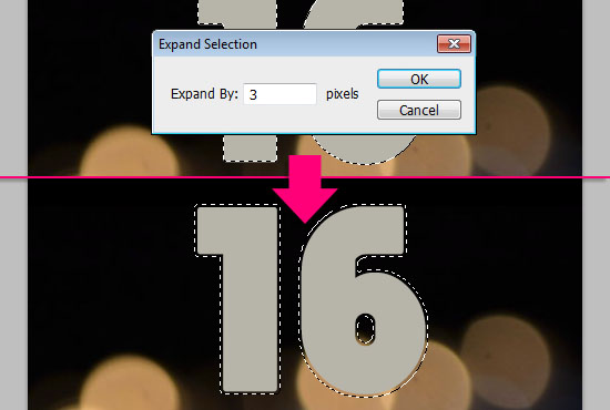 select > modify > expand