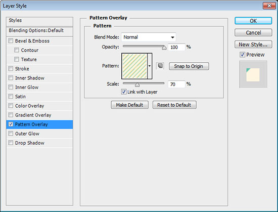 راهنمای pattern overlay در فتوشاپ