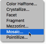 فیلتر Mosaic