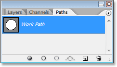 نمایش مسیر در پنل Paths