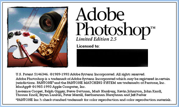 Adobe Photoshop 2.5