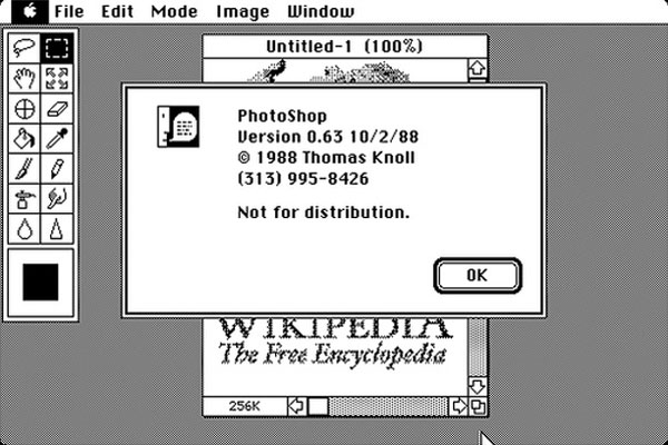 تاریخچه فتوشاپ: اولین نسخه فتوشاپ