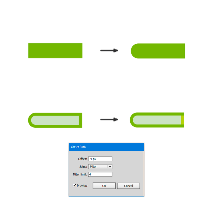 ایجاد مستطیل برای کتاب