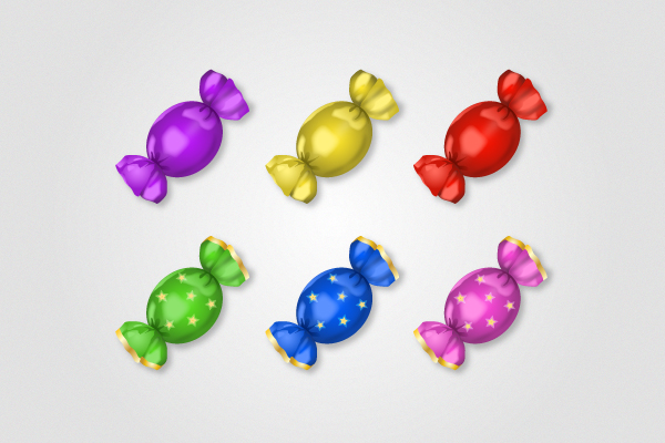 ساخت آبنبات های بامزه در ایلوستریتور