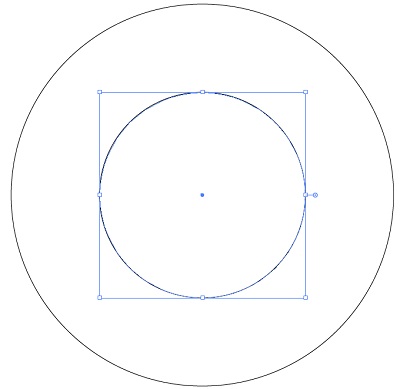 کوچک کردن اندازه دایره در ایلوستریتور