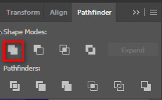 پنل pathfinder در ایلوستریتور