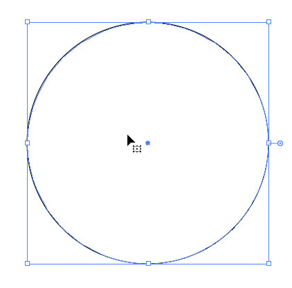 رسم یک دایره با کمک ابزار ellipse tool 