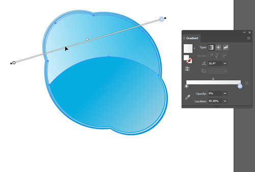 ابزار gradient در ایلوستریتور