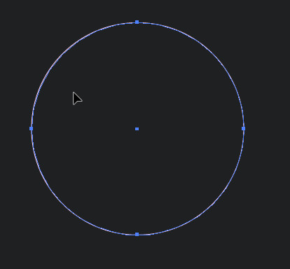 ترسیم دایره با Ellipse Tool در ایلوستریتور