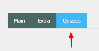 تب Quizzes