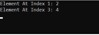 خروجی مثال دوم ElementAt