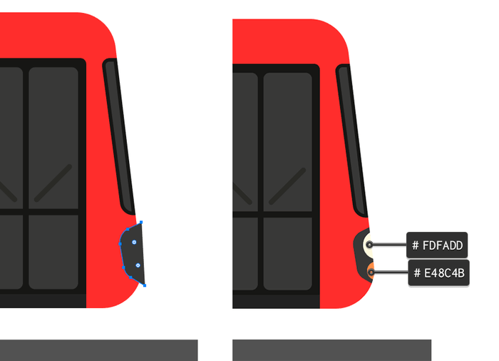 طراحی چراغ های جلویی اتوبوس