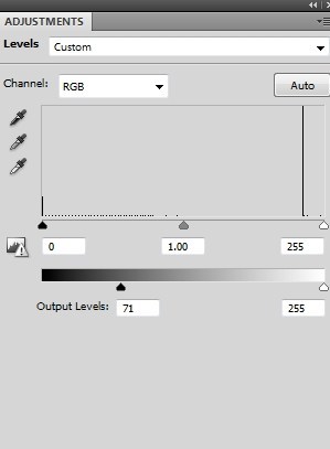 استفاده از levels برای روشن کردن بیشتر سنگ ها