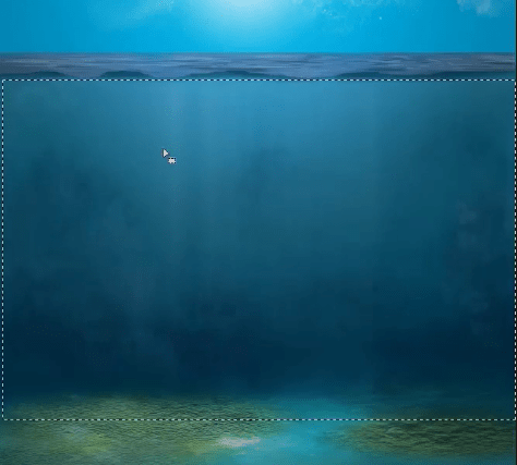 انتخاب قسمت میانی لایه ی زیر دریا