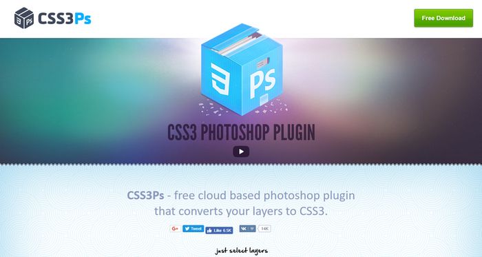 پلاگین css3ps برای فتوشاپ