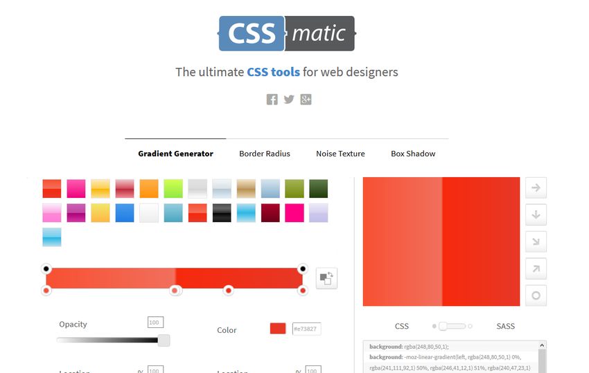 وب سایت CSSmatic - بهینه سازی کدهای CSS