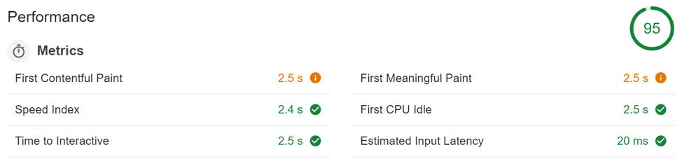 نتایج تست Angular 8 - حجم نهایی برنامه برای مرورگر های قدیمی 250 کیلوبایت و حجم نهایی برای مرورگر های جدید: 170 کیلوبایت بوده است