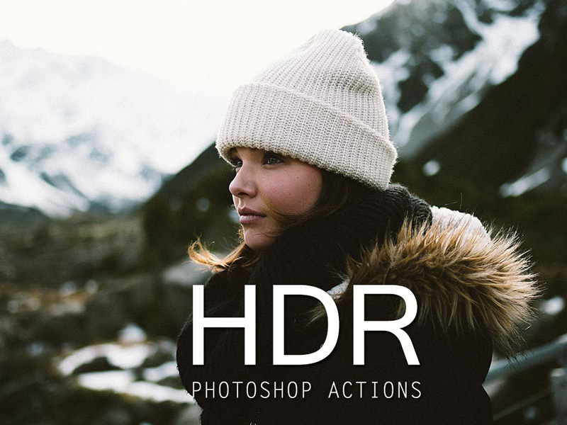اکشن افکت HDR برای تصاویر پرتره