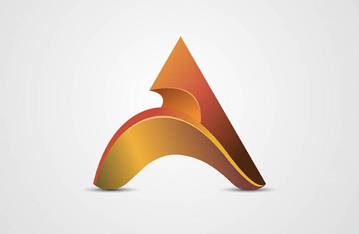 آموزش طراحی لوگو سه بعدی مثلث در ایلوستریتور