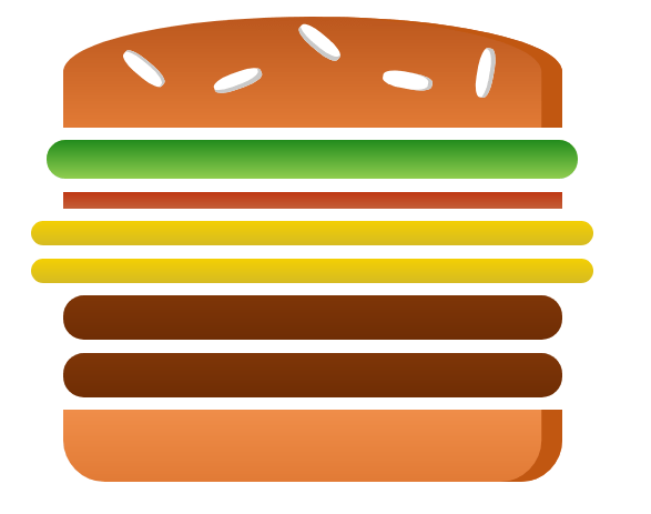 همبرگر ما همراه مخلفاتش - state