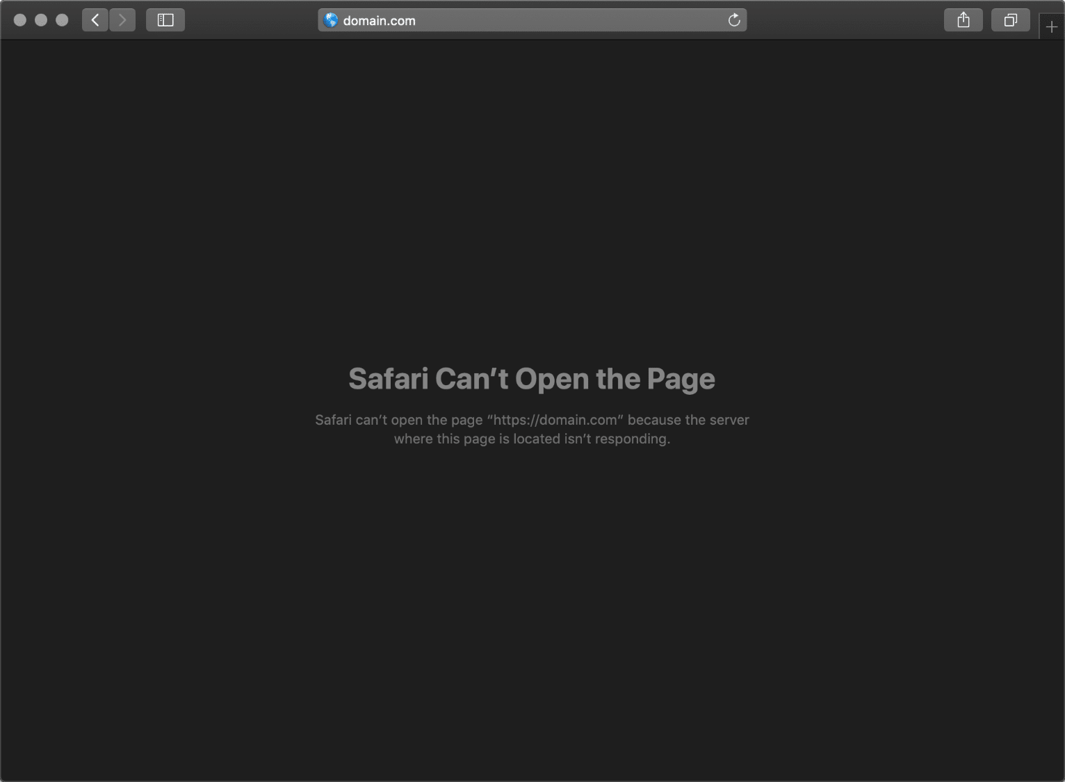 خطای ERR_CONNECTION_TIMED_OUT در مرورگر سافاری