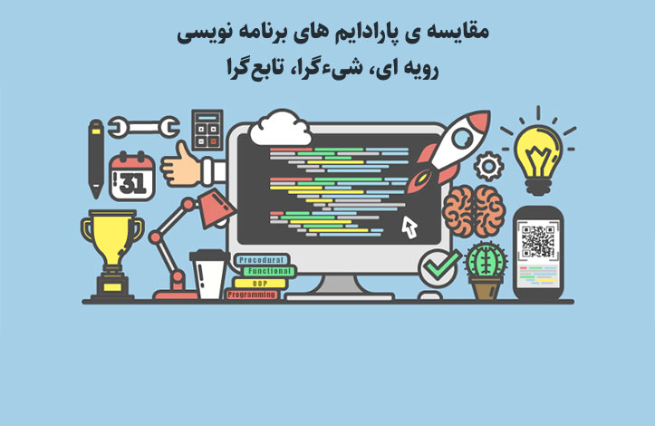 تفاوت پارادایم های برنامه نویسی شیءگرا، تابع‌گرا و رویه ای (قسمت اول)