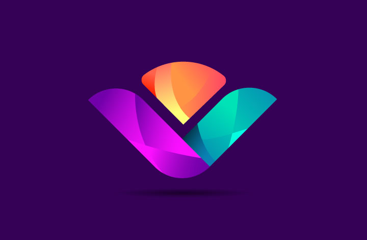 آموزش رسم لوگو الماس کریستالی