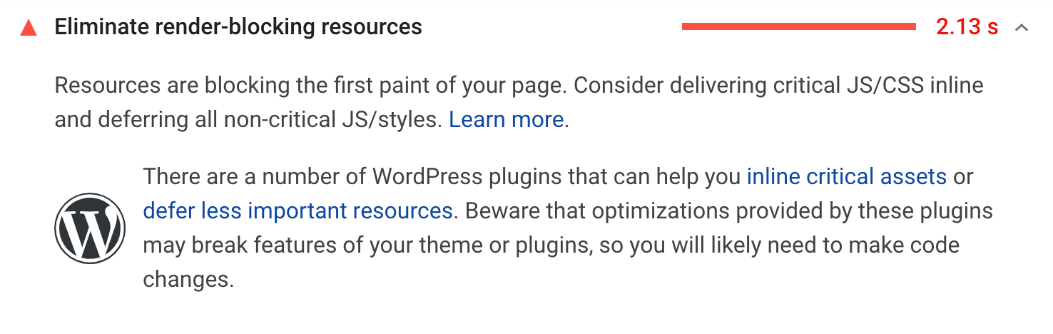 توصیه ی اول PageSpeed Insight از گوگل