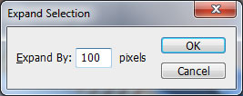 Expand در فتوشاپ