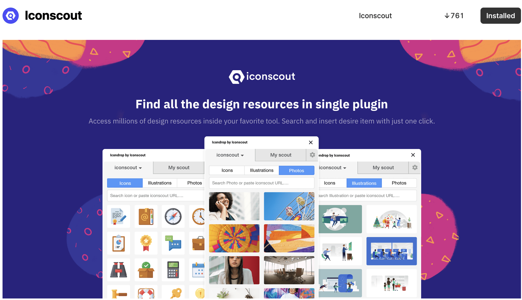 افزونه Iconscout برای فیگما