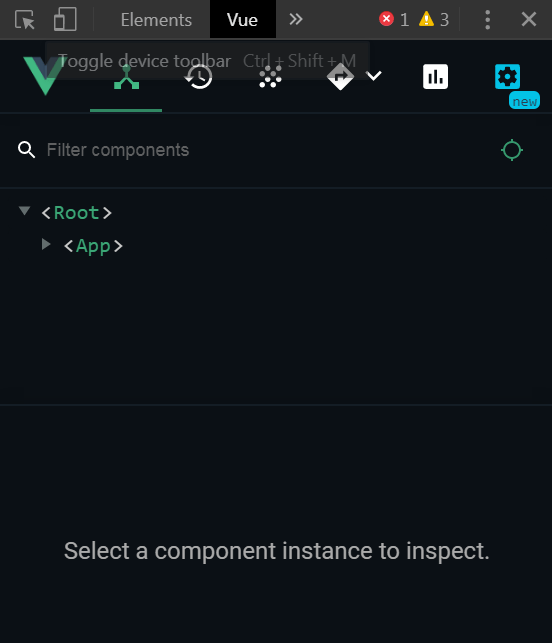 نمایی اولیه از Vue Developer Tools