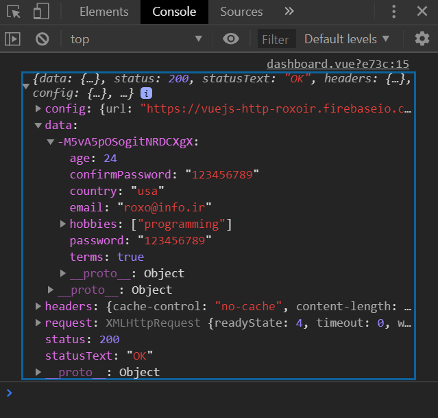 استفاده از lifecycle برای دریافت داده ها از سمت firebase موفقیت آمیز بوده است