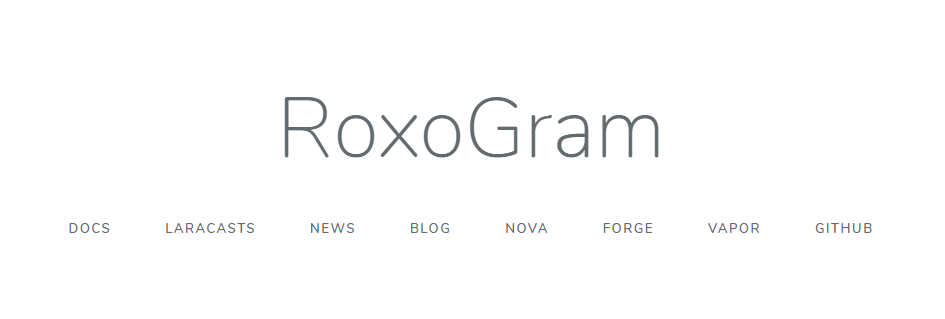 تغییر عنوان صفحه ی پیش فرض به RoxoGram