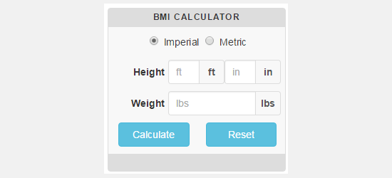 افزونه CC BMI Calculator